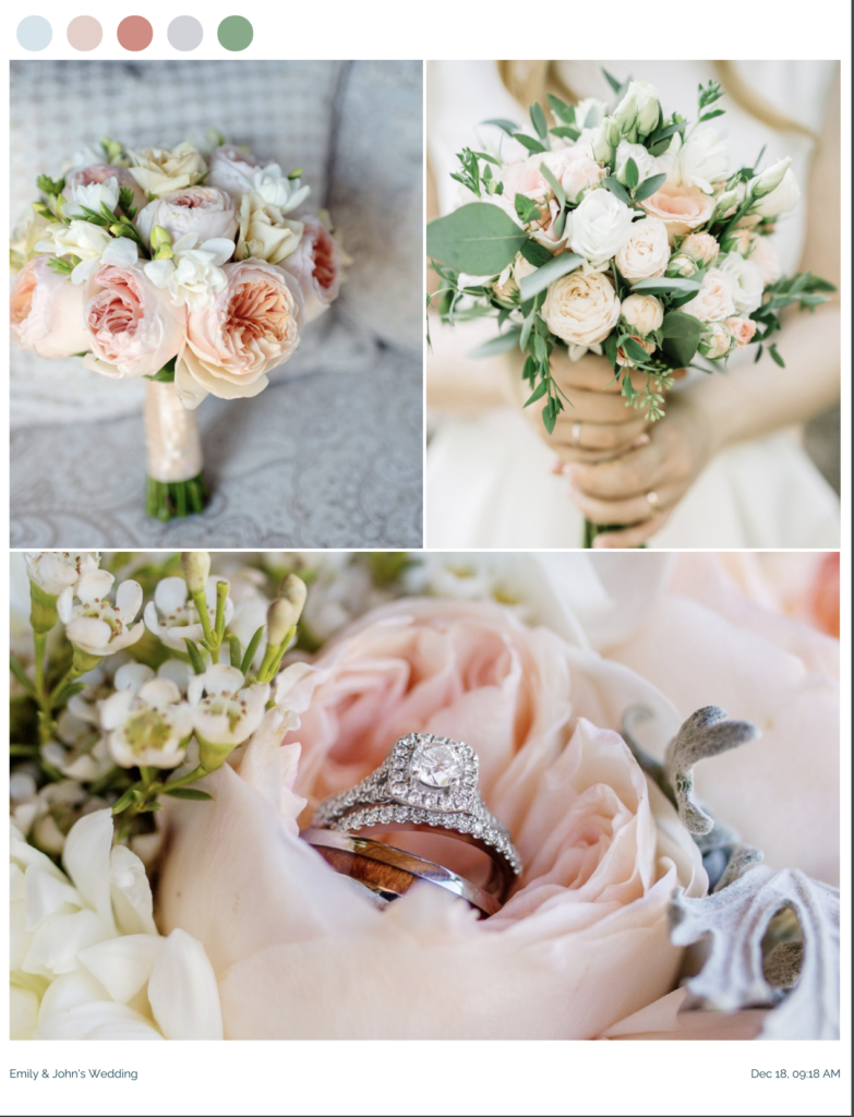 Floral Proposal Template Page Add Floral Details Flowers